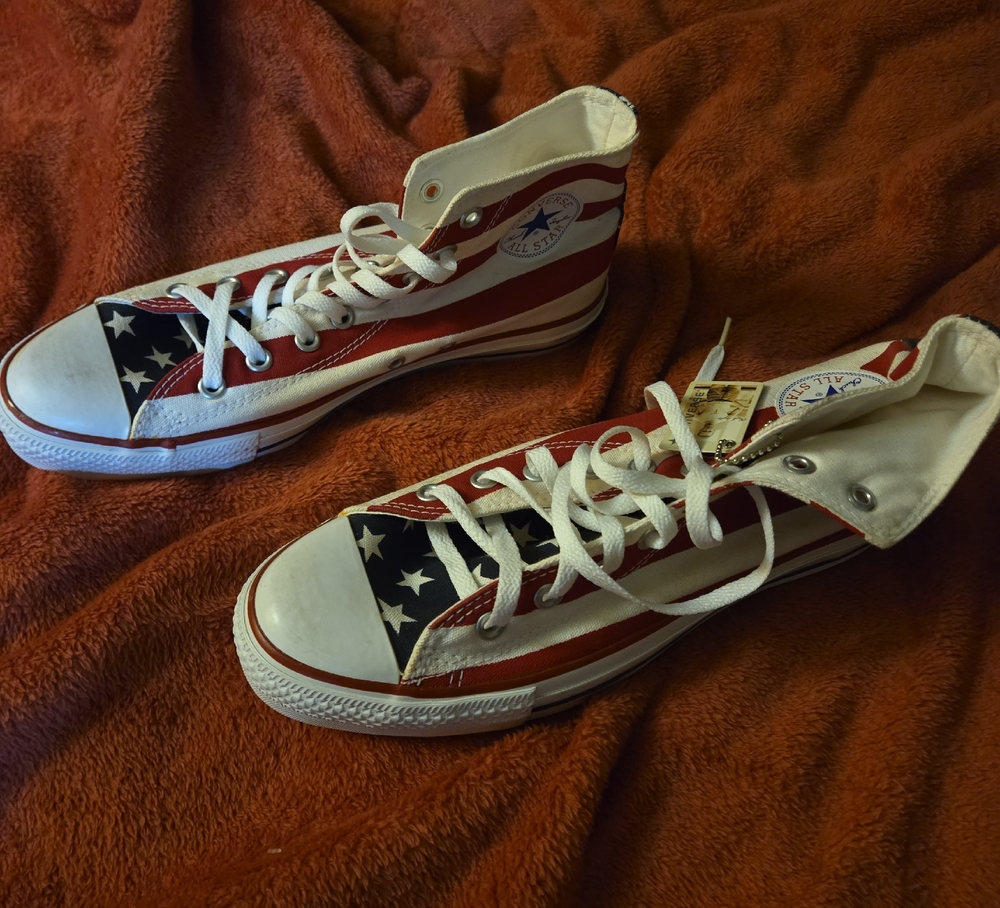 Converse Stars and Stripes High-Tops